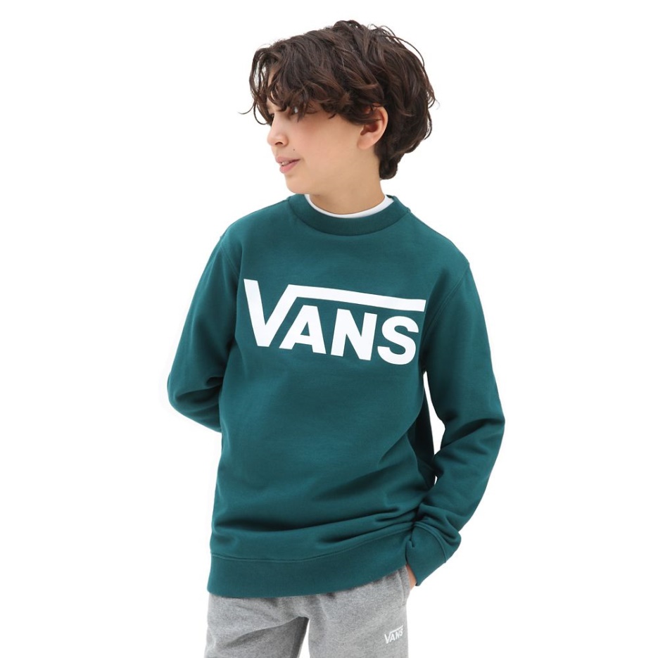 Sweat Vans Classic Crew (8-14 Ans) Bleu