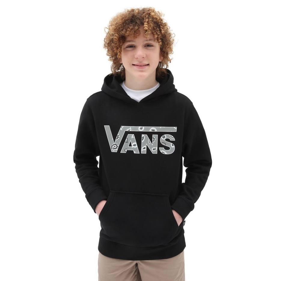Sweat à Capuche Classique Vans Garçons (8-14 Ans) Noir