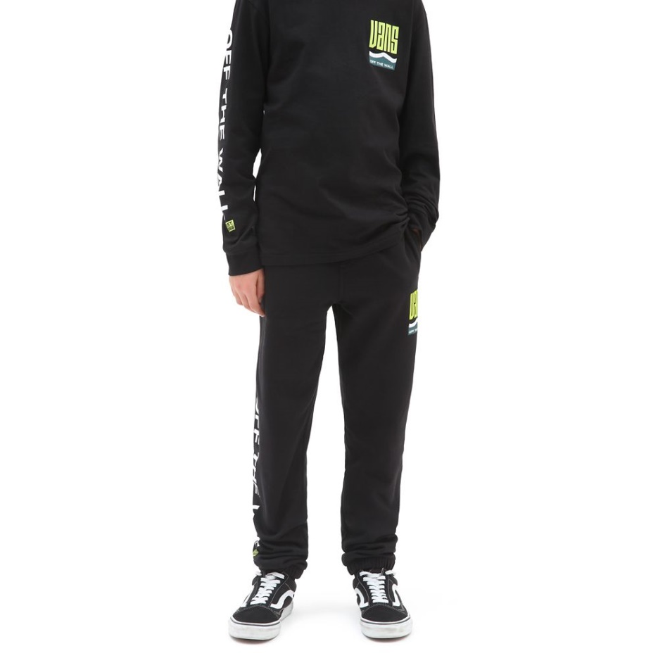 Pantalon Molleton Garçons Vans Maze (8-14 Ans) Noir