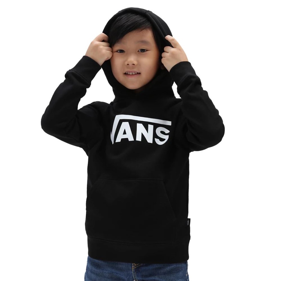 Sweat à Capuche Petit Enfant Vans Classic (2-8 Ans) Noir-blanc