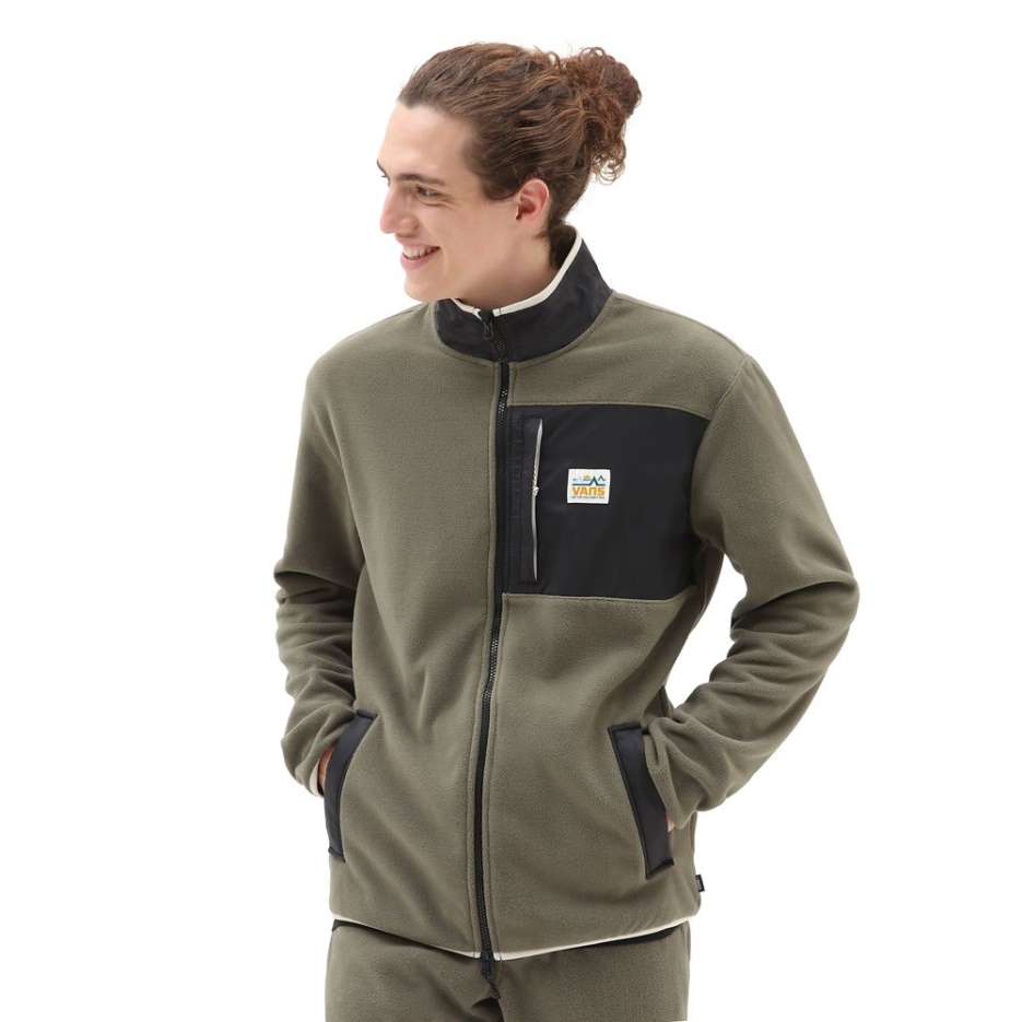 Mt. Vans Full Zip Noir-vert