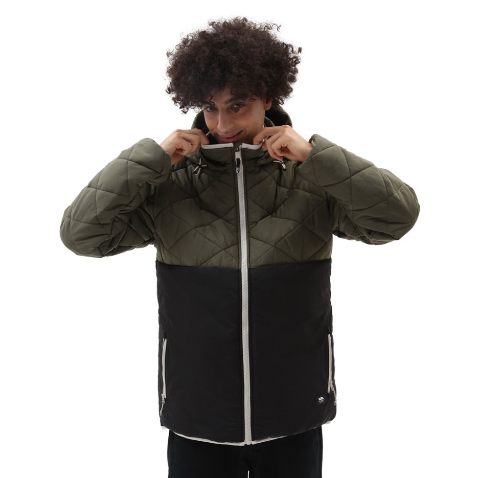 Mt. Vans Mte-1 Colorblock Veste Noir-vert