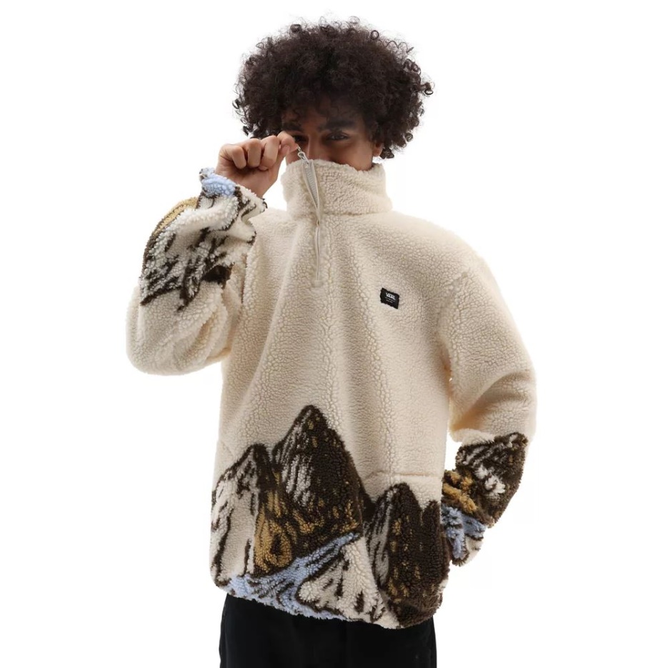 Mt. Vans Quarter Zip Blanc