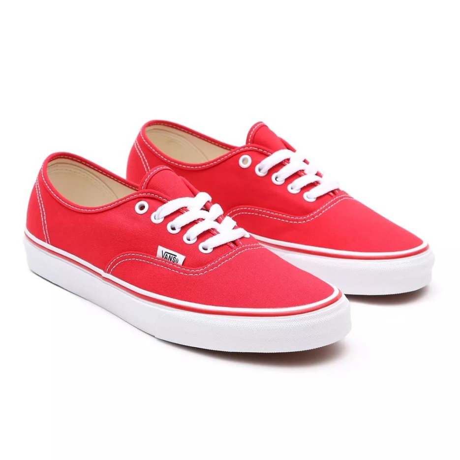 Vans Chaussures Authentiques Rouges