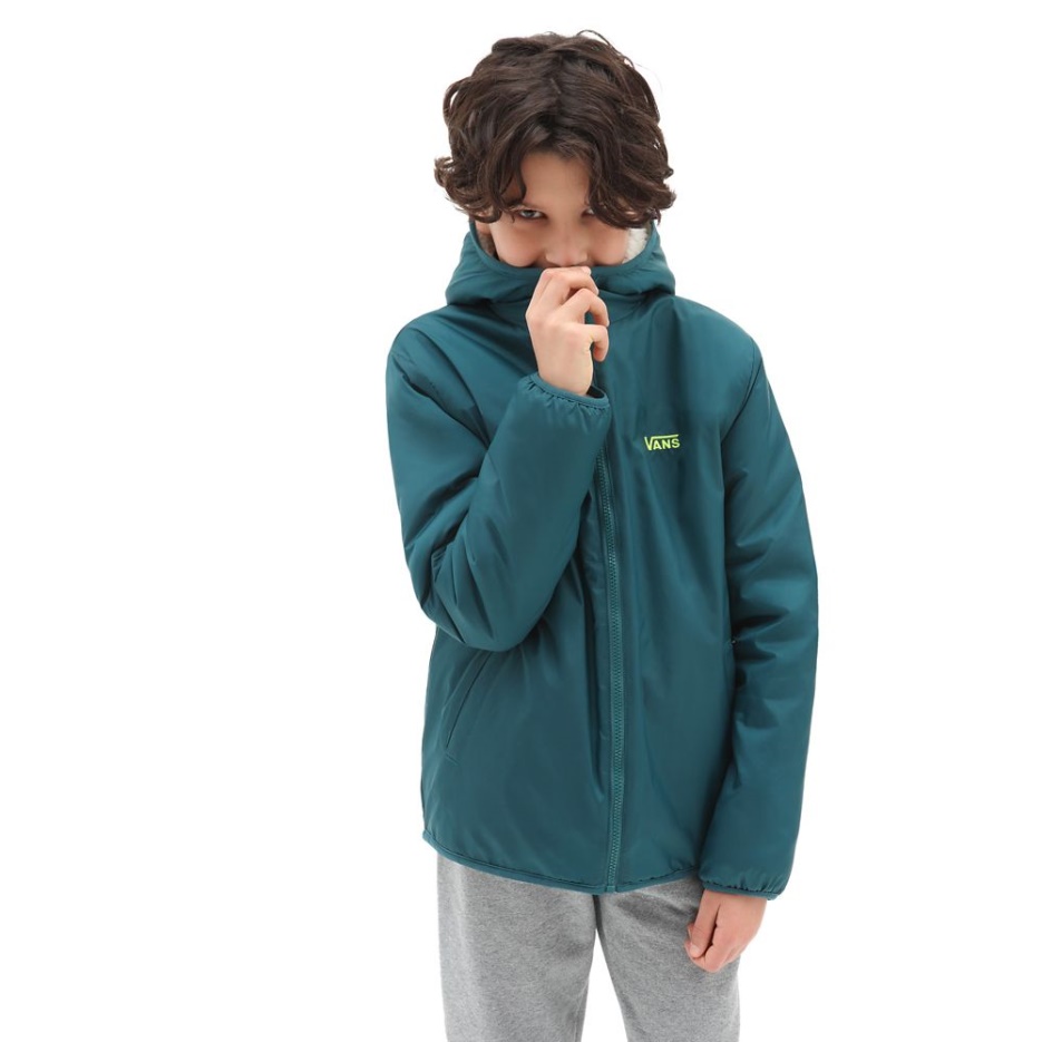 Vans Veste Garçons Harvard Réversible (8-14 Ans) Bleu
