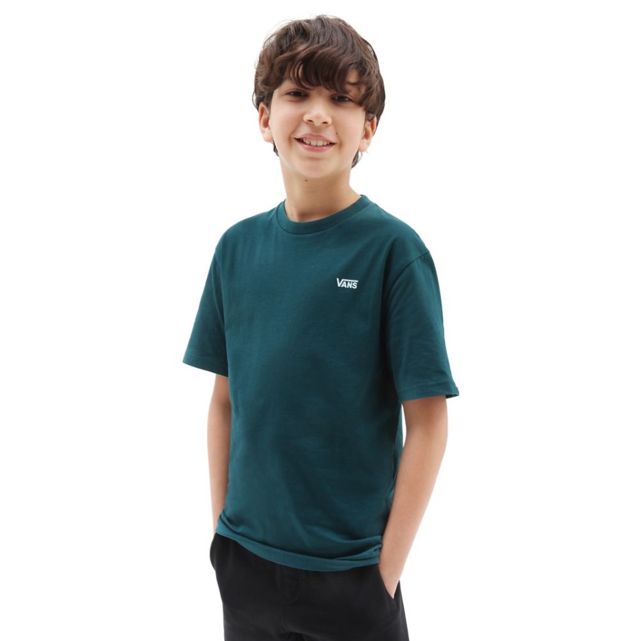 Vans T-shirt Boys Left Chest (8-14 Ans) Bleu