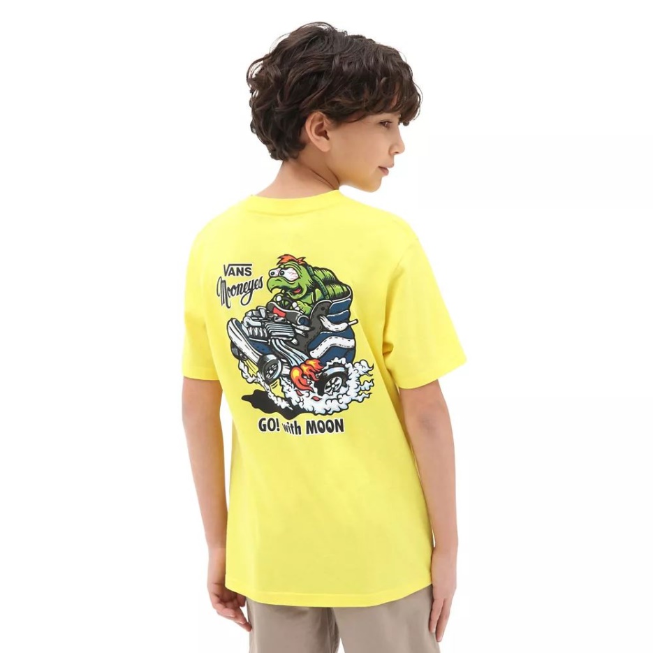 T-shirt Vans Boys Mooneyes (8-14 Ans) Jaune