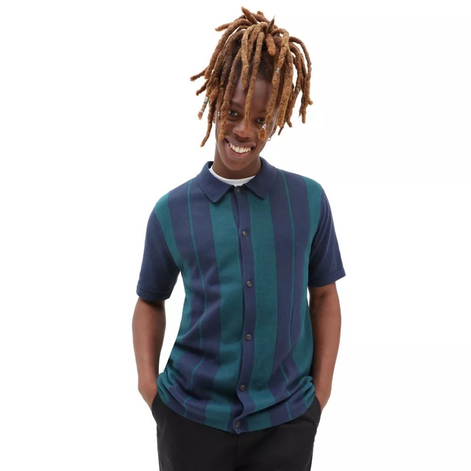 Chemise Vans Buttonwood Bleu