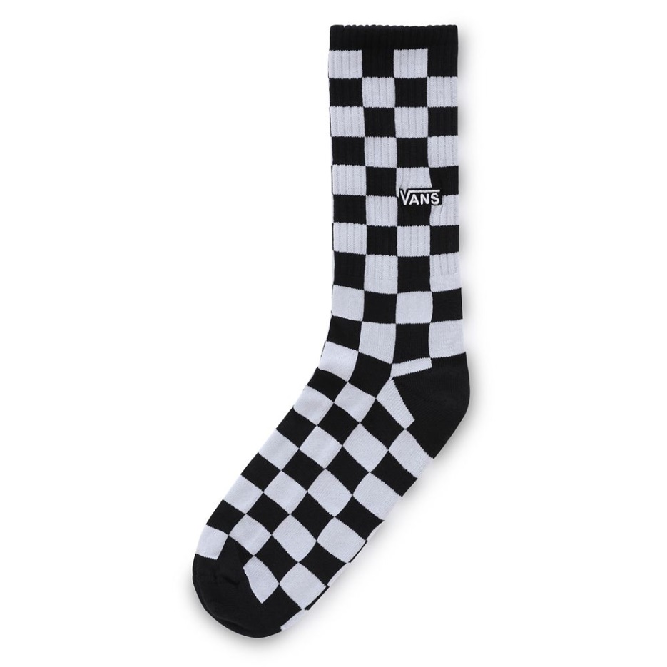 Chaussettes Vans Checkerboard Crew (1 Paire) Noir-blanc