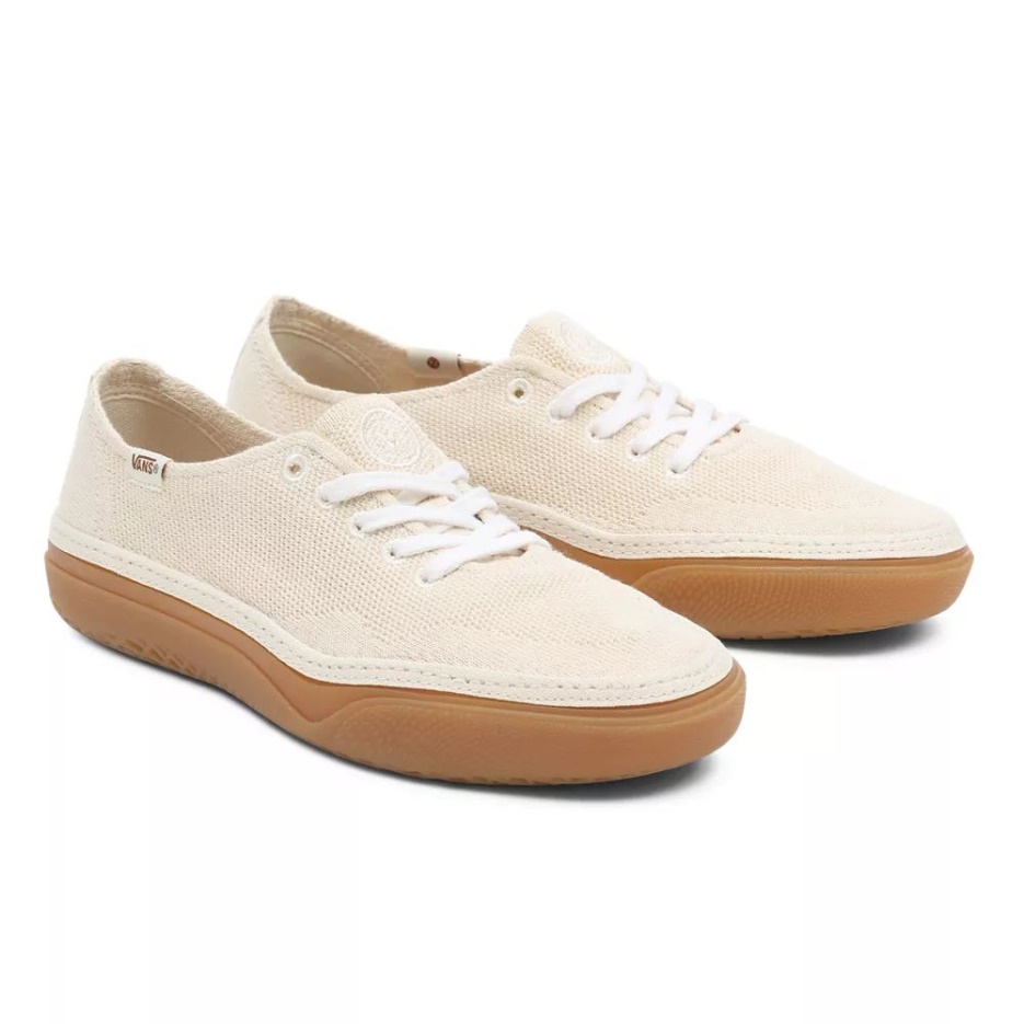 Chaussures Vans Circle Vee Beige