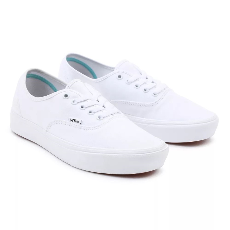 Vans Classic Comfycush Authentique Chaussures Blanc