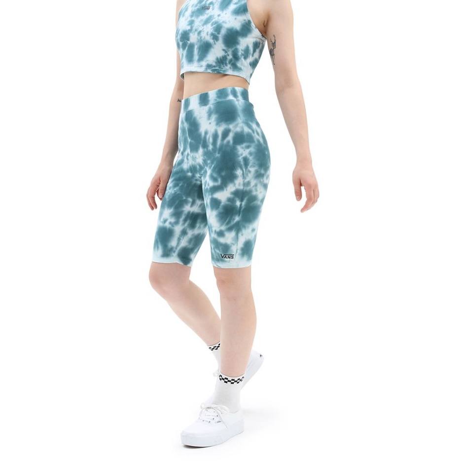 Vans Cloud Wash Flying V Legging Short Bleu