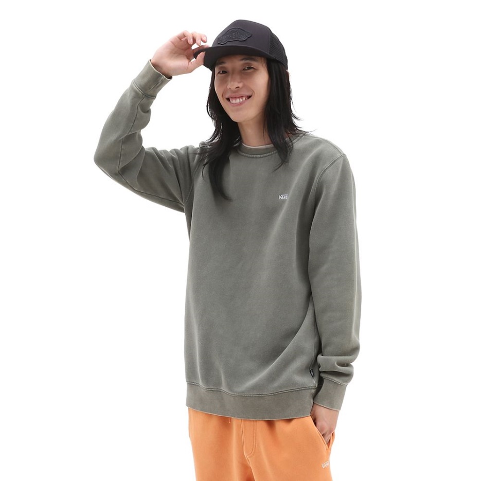 Vans Comfycush Wash Crew Sweatshirt Vert