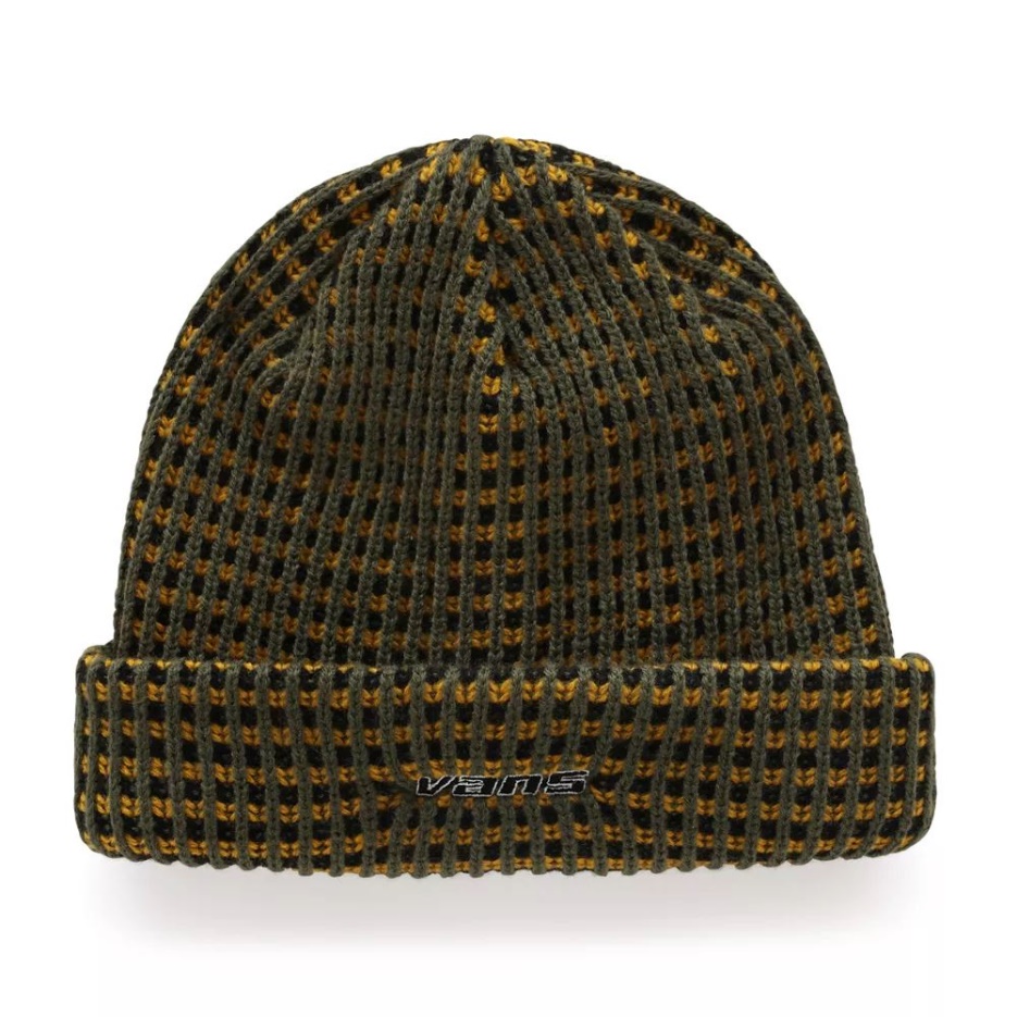 Vans Crafton Cuff Bonnet Jaune-orange