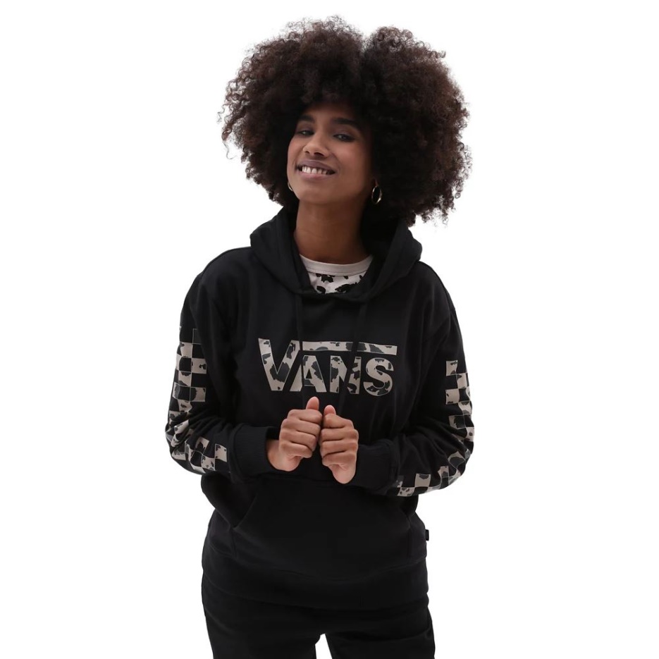 Vans Dotty Check Sweat à Capuche Noir