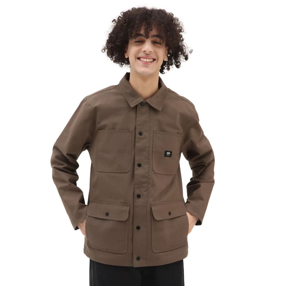 Vans Drill Chore Manteau Doublé Veste Marron