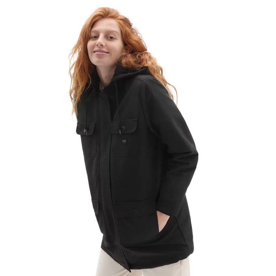 Vans Drill Long Manteau De Corvée Mte Noir