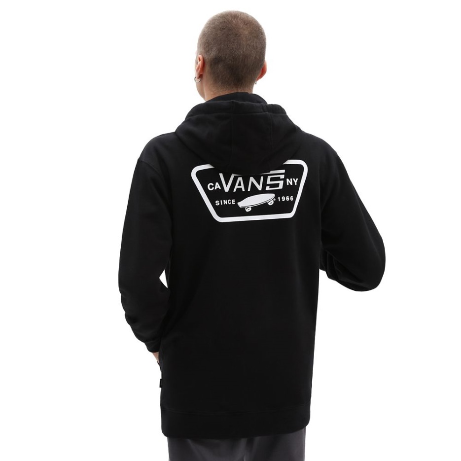 Vans Sweat à Capuche Patché Noir