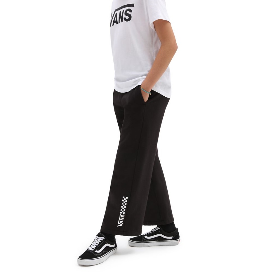 Vans Pantalon De Survêtement Filles Chalkboard Crop (8-14 Ans) Noir