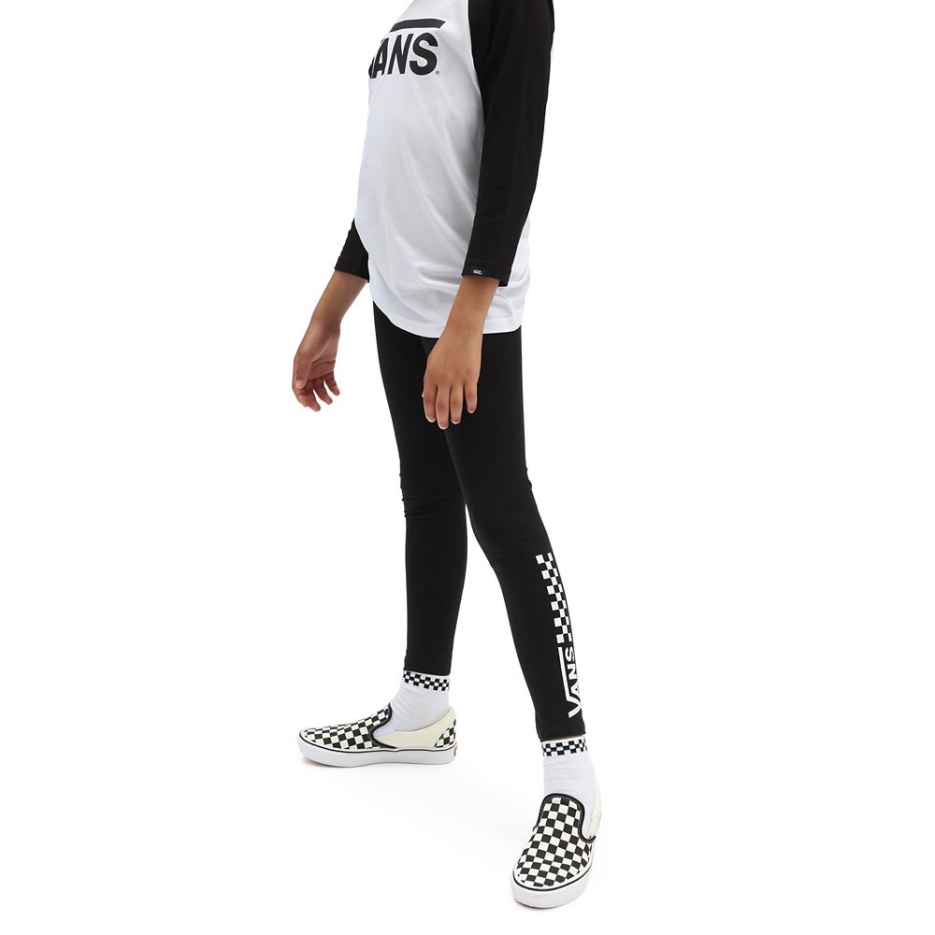 Legging Fille Vans Tableau Noir (8-14 Ans) Noir-blanc