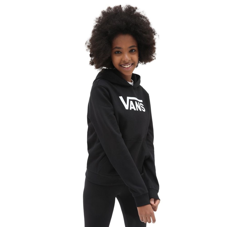 Sweat à Capuche Vans Girls Flying V (8-14 Ans) Noir