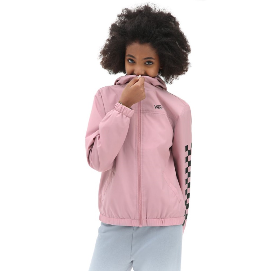 Vans Veste Coupe-vent Filles Kastle Classic (8-14 Ans) Rose