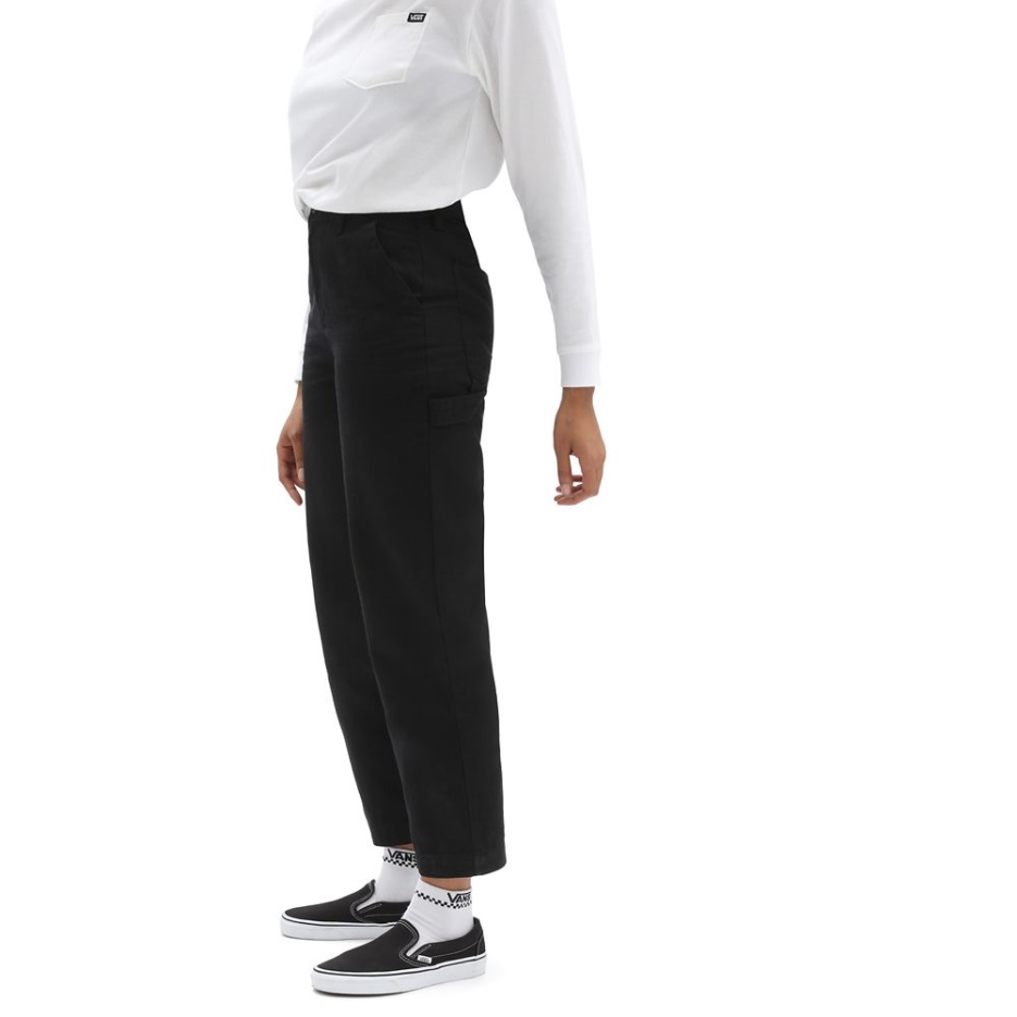 Vans Pantalon De Travail Au Sol Noir