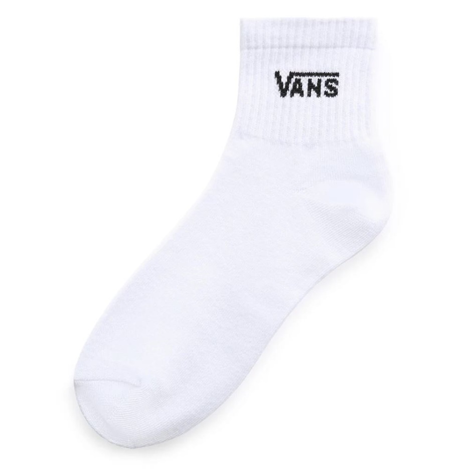 Vans Half Crew Chaussettes Us 6.5-10 (1 Paire) Blanc