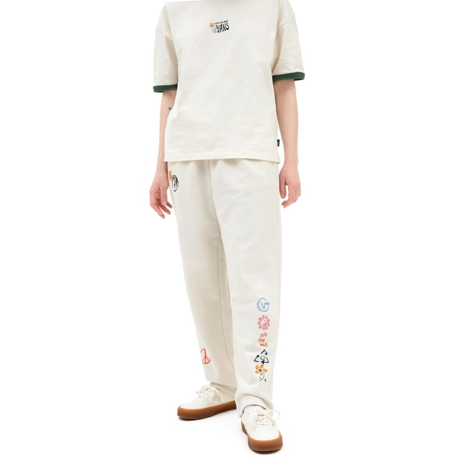 Vans Dans Nos Mains Pantalons De Survêtement Blanc