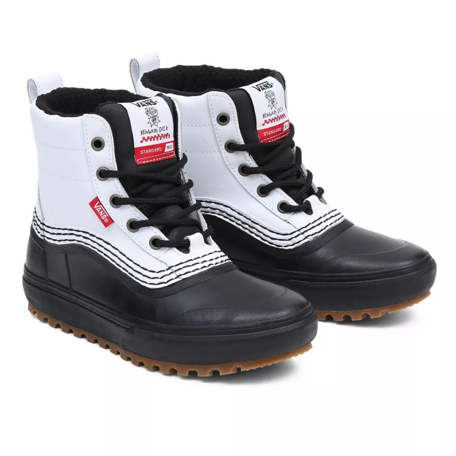 Vans Kennedi Deck Standard Mid Snow Mte Chaussures Blanc