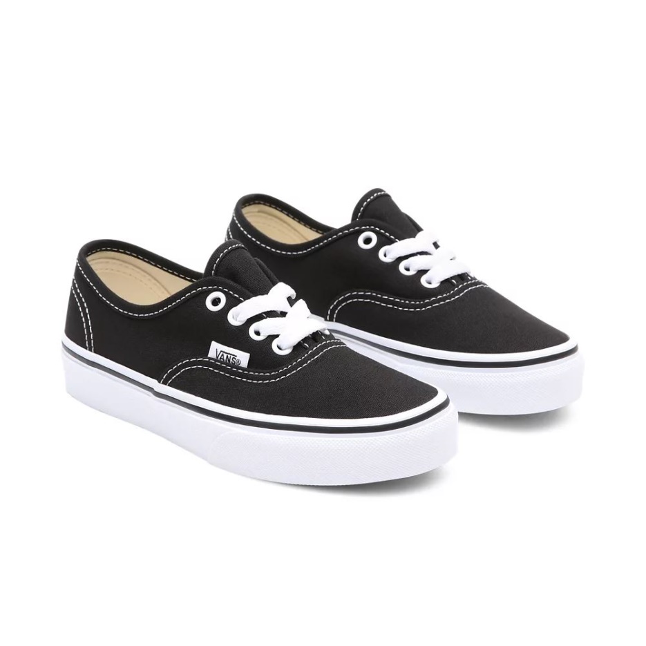 Chaussures Enfants Authentiques Vans (4-8 Ans) Noir