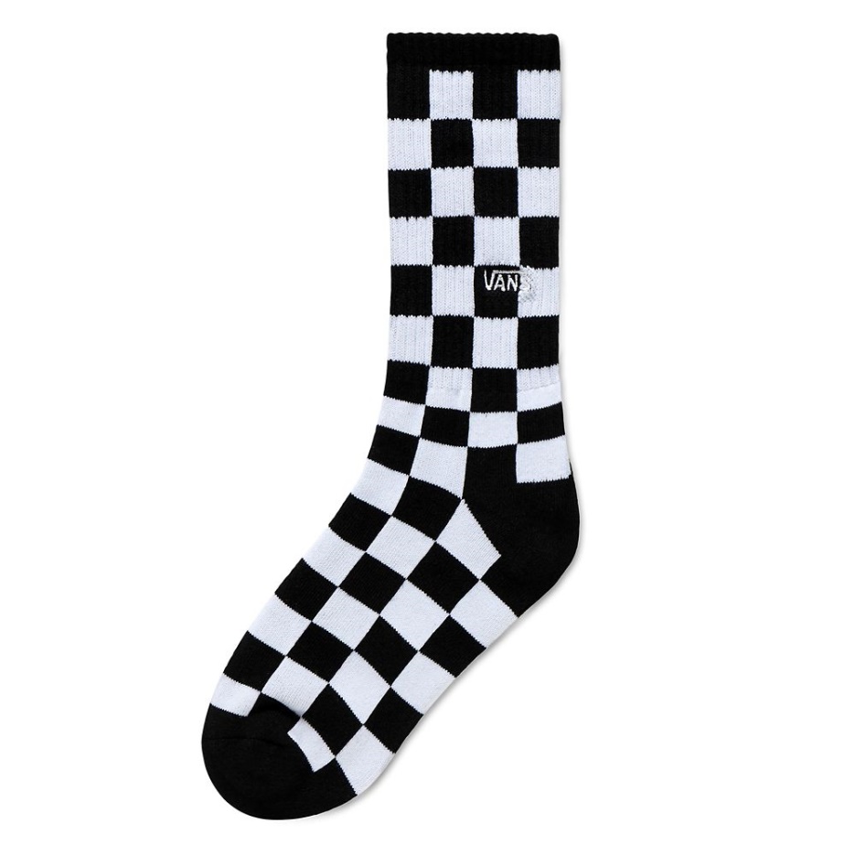 Vans Kids Damier Crew Sock (1 Paire) Noir-blanc