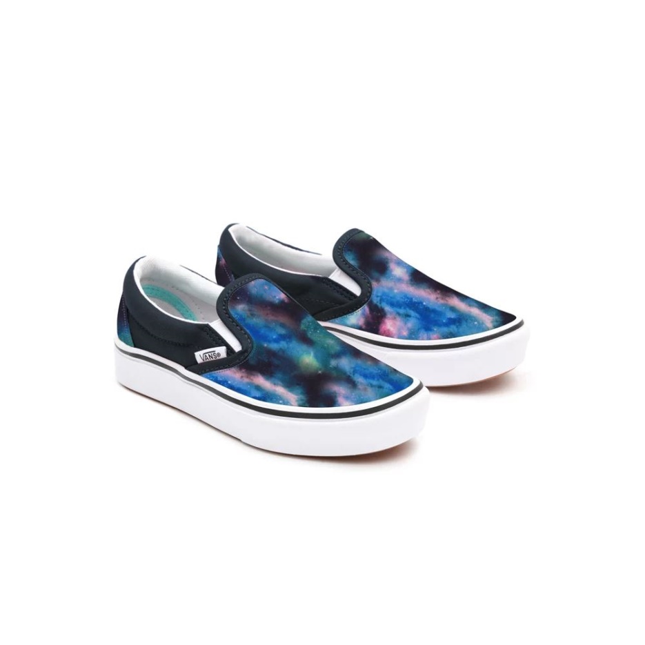 Chaussures Vans Kids Customs Cosmic Galaxy Slip-on (4-8 Ans)