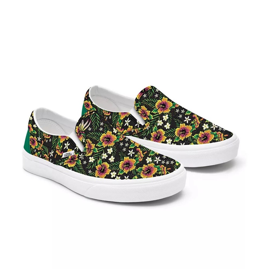 Vans Kids Customs Garden Floral Slip-on (4-8 Ans)