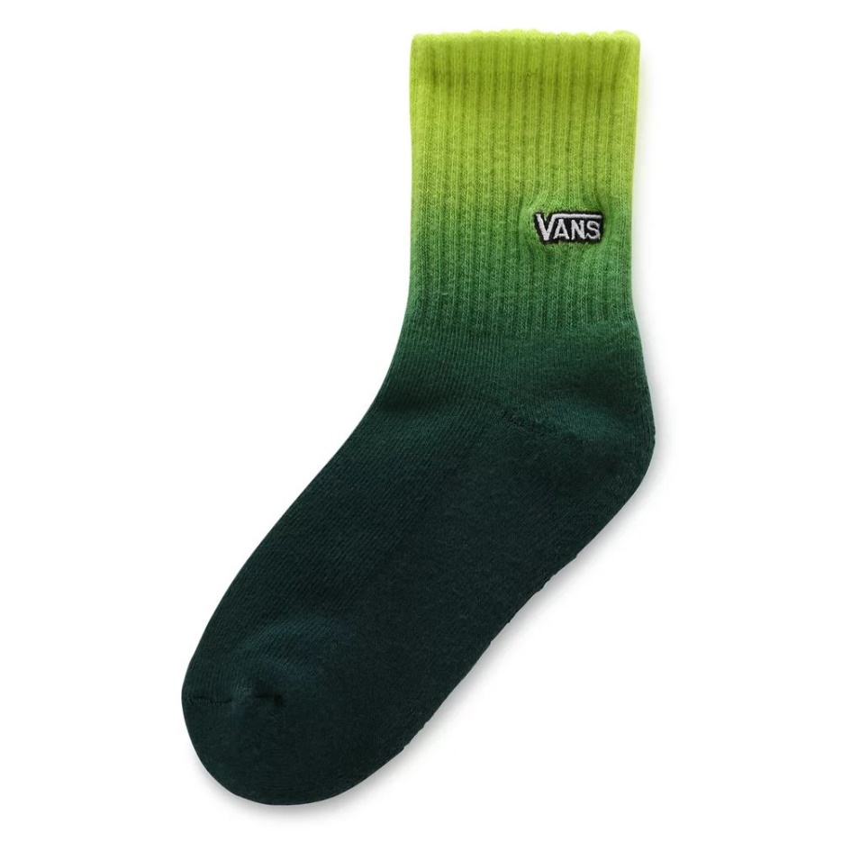 Chaussettes Vans Kids Dip Dye Crew (1 Paire) Jaune-blanc