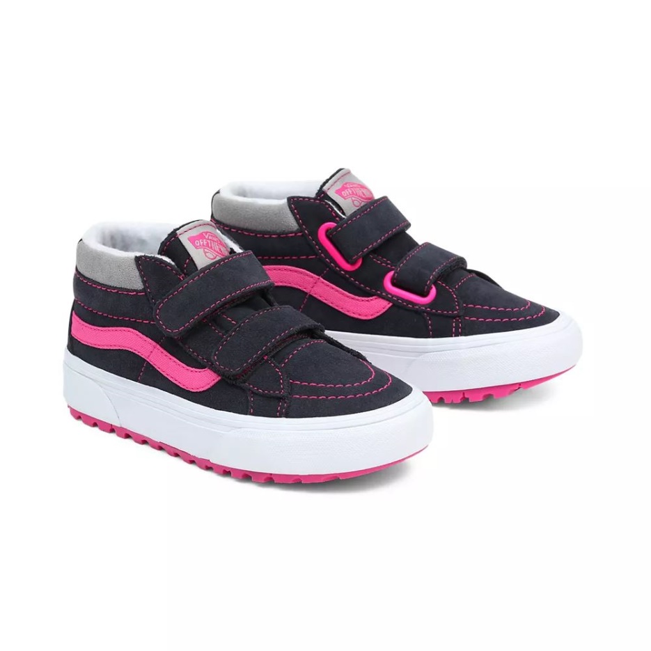 Chaussures Vans Kids Sk8-mid Reissue V Mte-1 (4-8 Ans) Noir-violet
