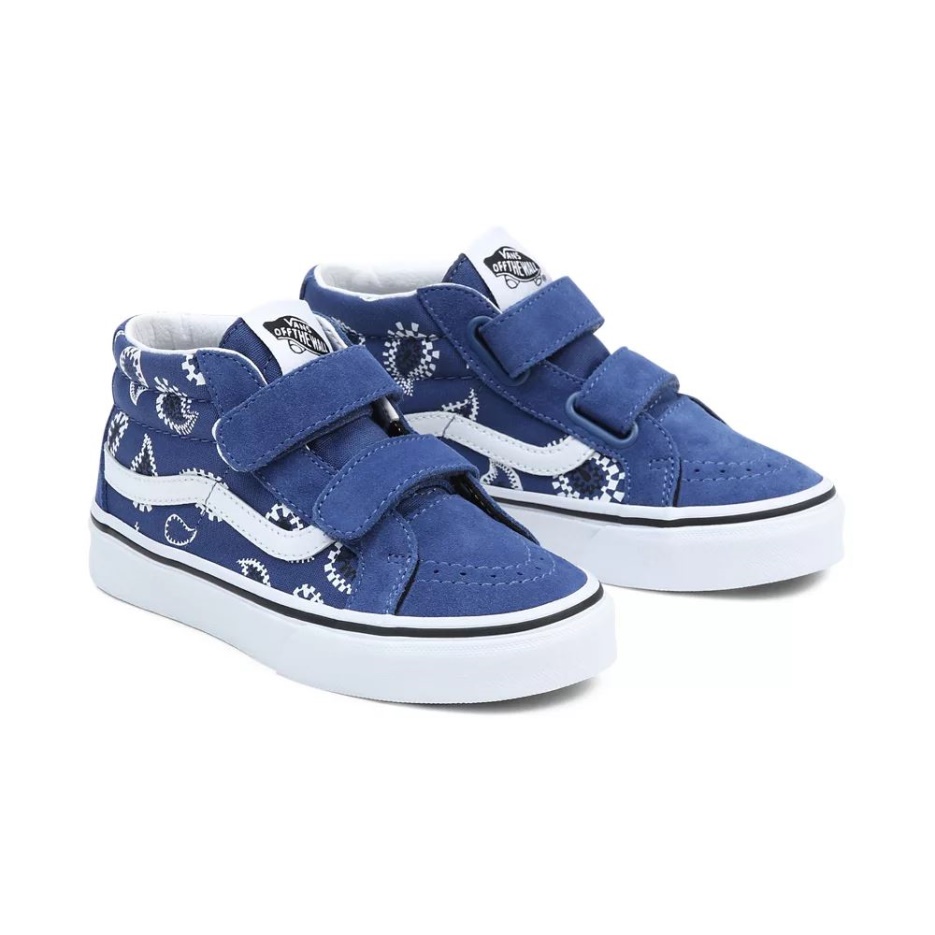 Chaussures Vans Kids Sk8-mid Reissue V (4-8 Ans) Bleu