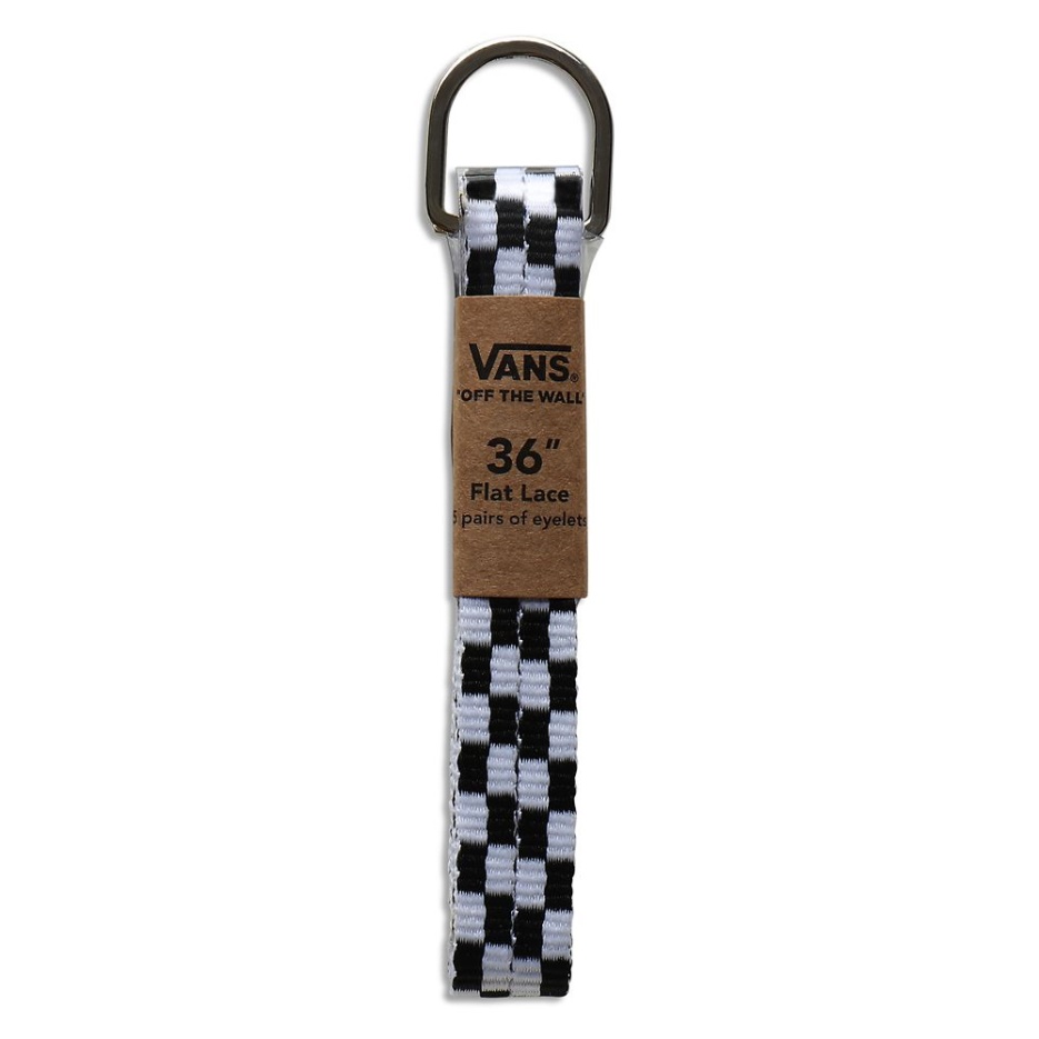 Vans Lacets 36" Noir-blanc Femme