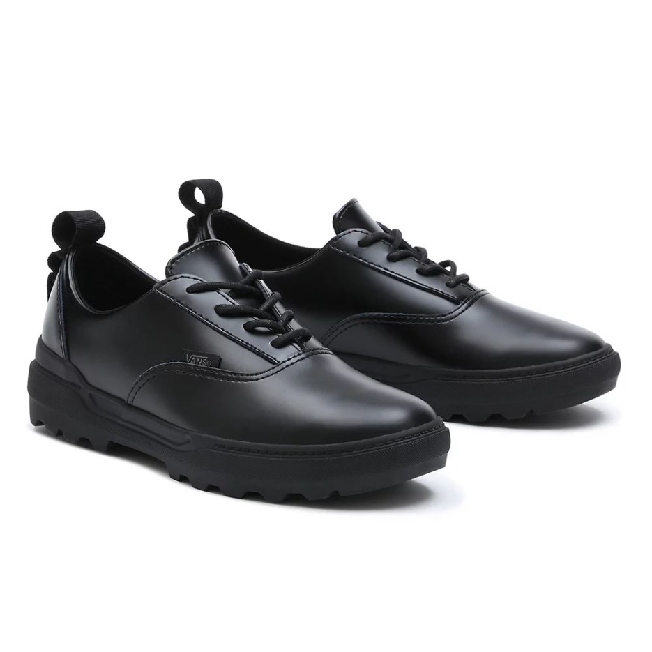 Vans Cuir Colfax Chaussures Basses Noir