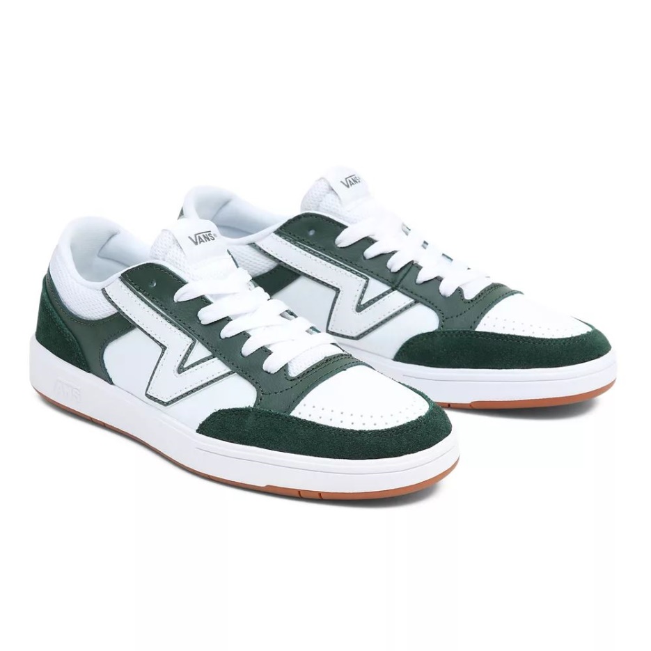 Vans Lowland Comfycush Chaussures Vert-blanc