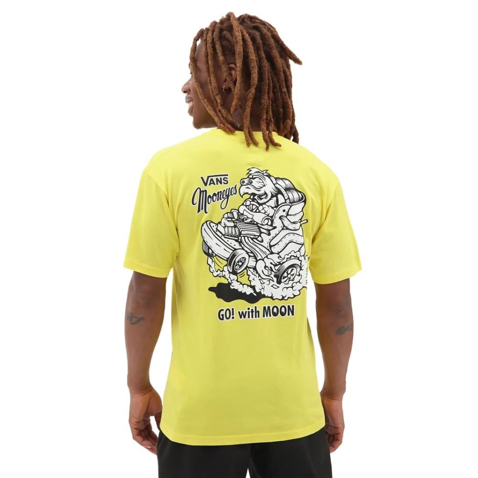 Tee Shirt Vans Mooneyes Jaune