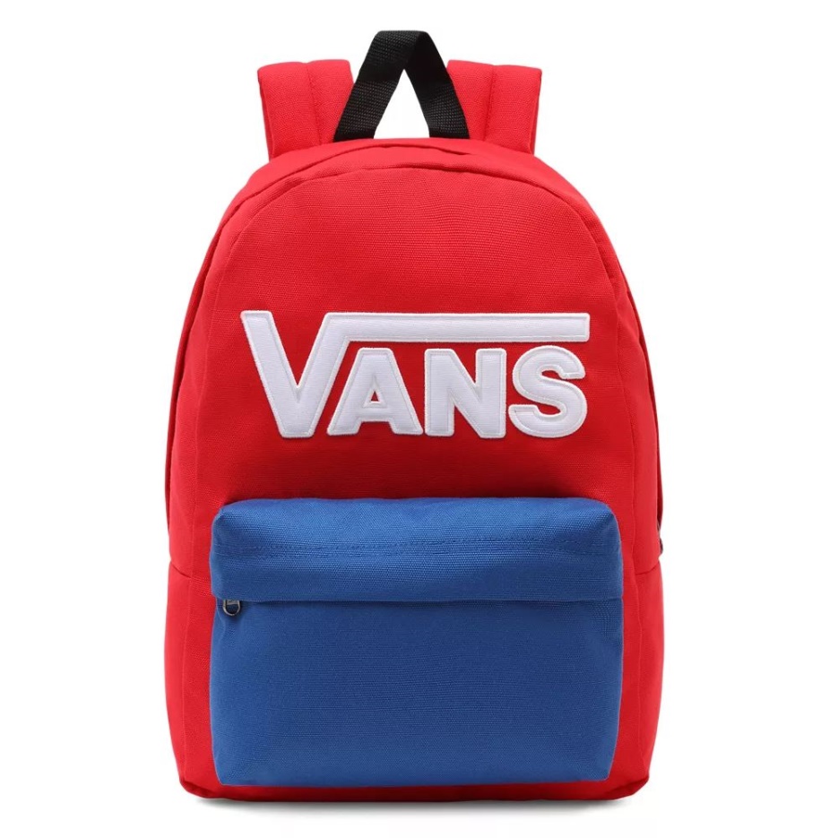Vans New Skool Sac à Dos Garçons Bleu-rouge