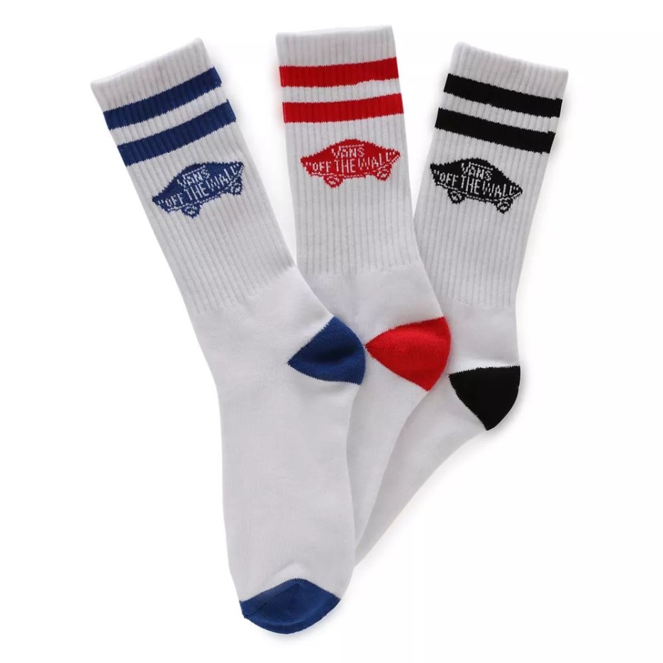 Chaussettes Vans Otw Stripe Crew Bleu