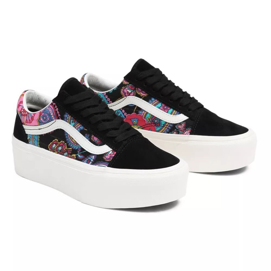 Vans Old Skool Chaussures Stackform Noir-multi