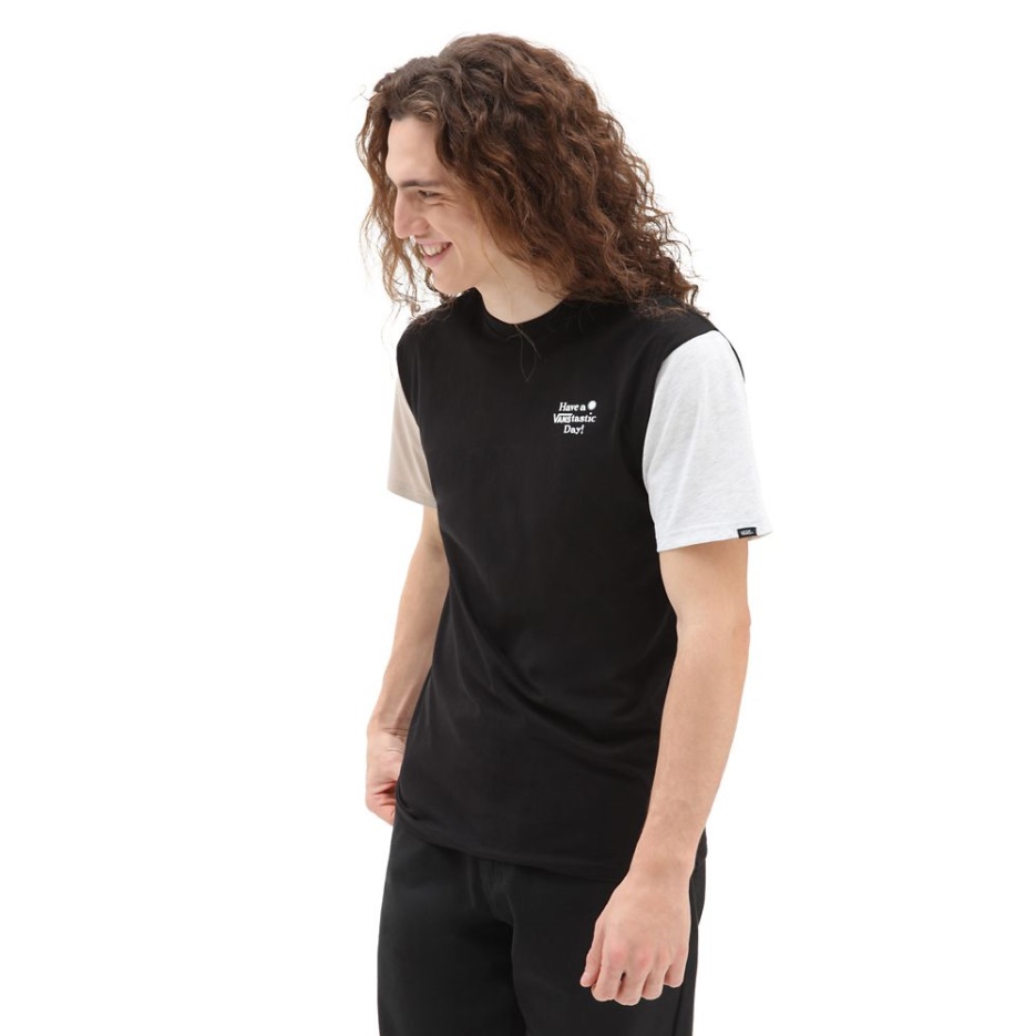 Vans En Face Ii T-shirt Noir