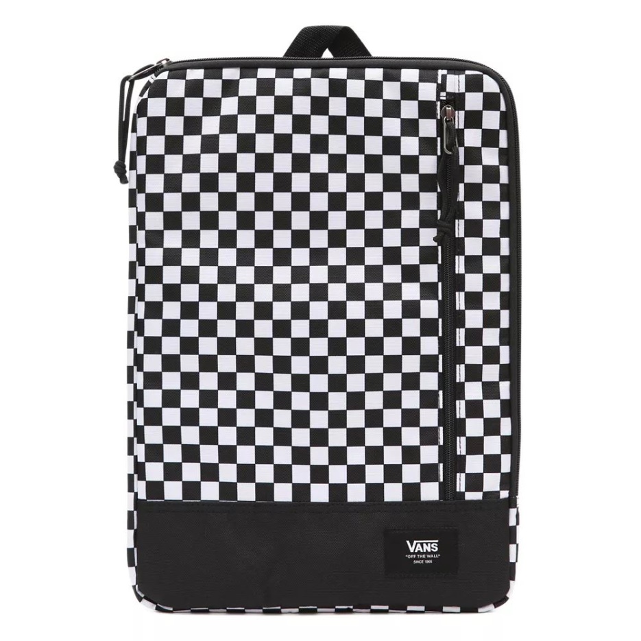 Vans Housse Matelassée Pour Ordinateur Portable Noir-blanc