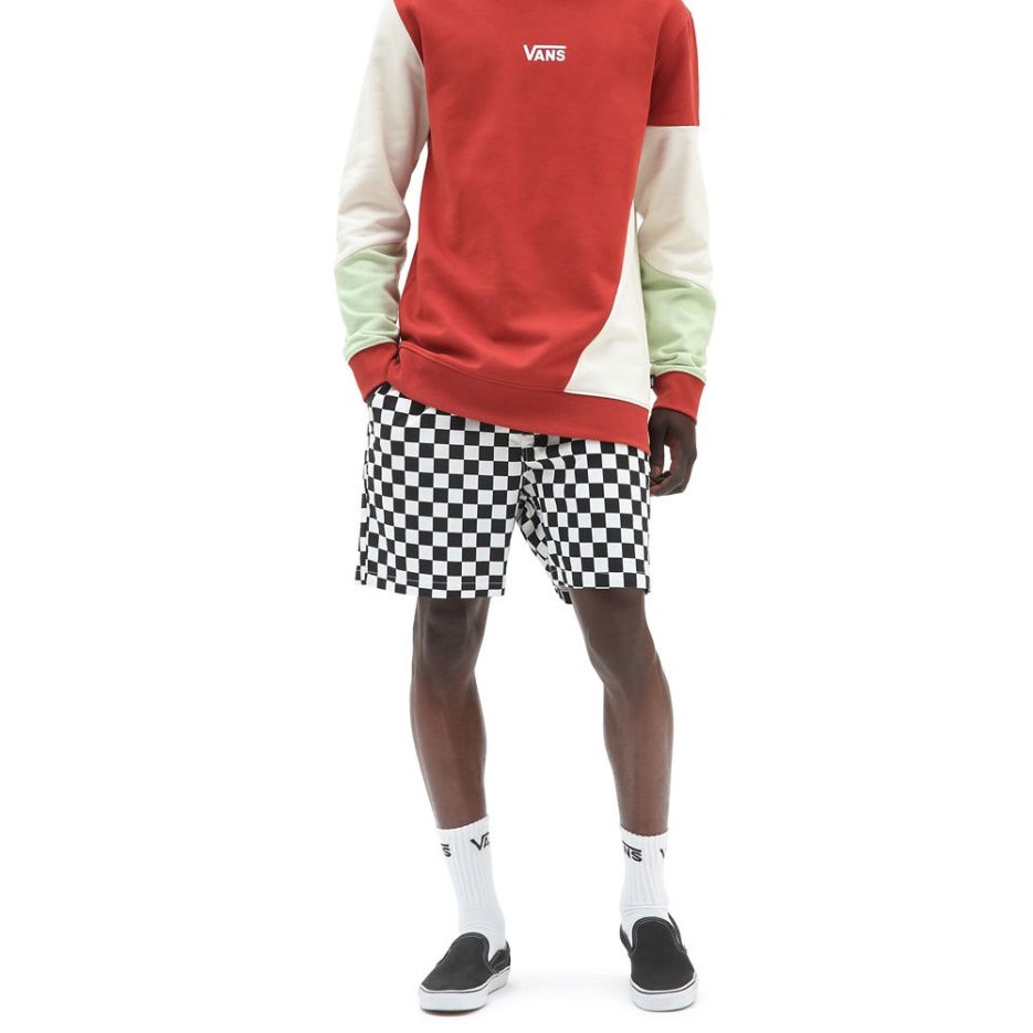 Vans Range Short élastique Décontracté Noir-blanc