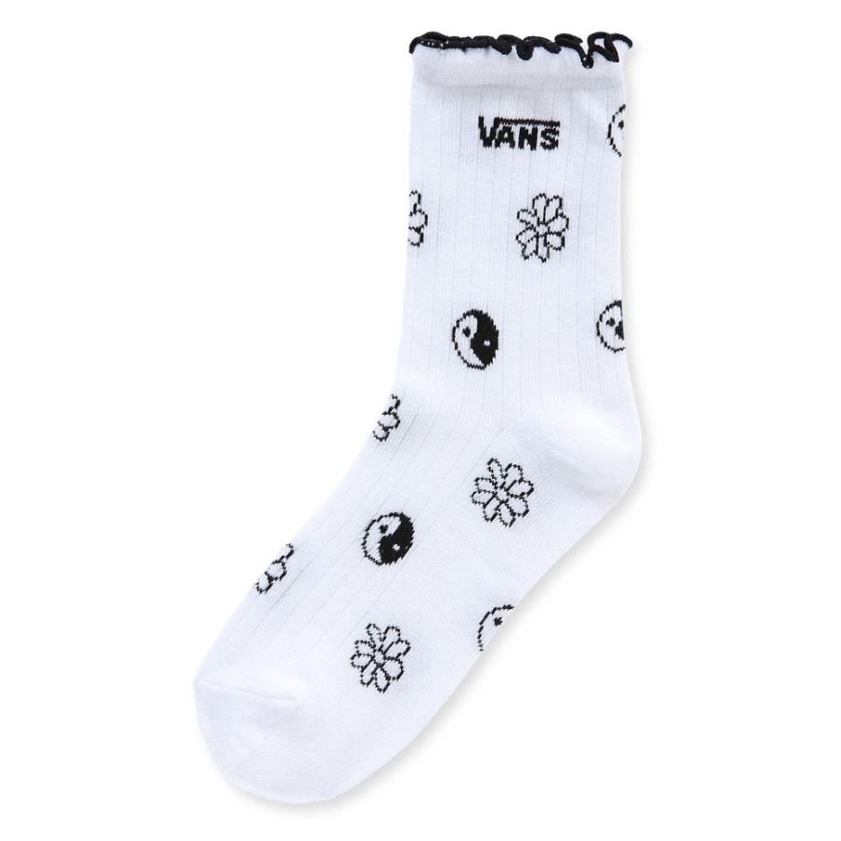 Vans Chaussettes à Volants (1 Paire) Blanc