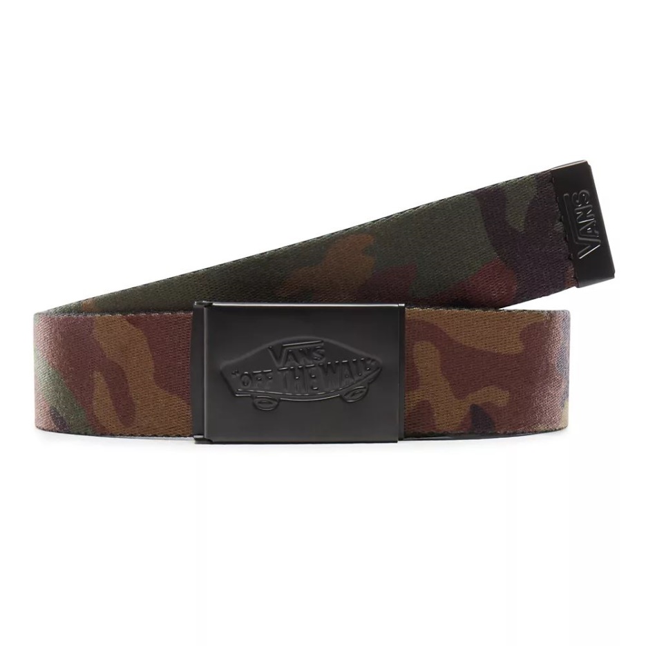 Ceinture Web Vans Shredator Ii Vert-marron