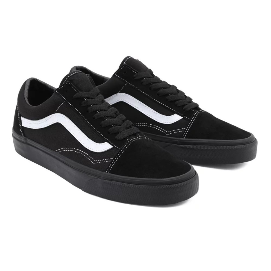 Vans Daim/toile Old Skool Chaussures Noir